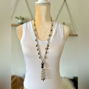 Boho beaded necklace